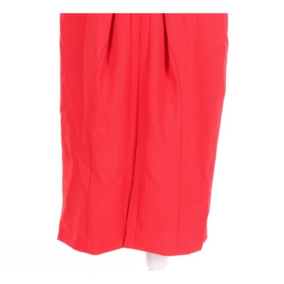 NWT Escada Natasha Red Short Sleeve Cocktail Dress w/ V-Cut Neckline - 44 /US 14 - Picture 4 of 11